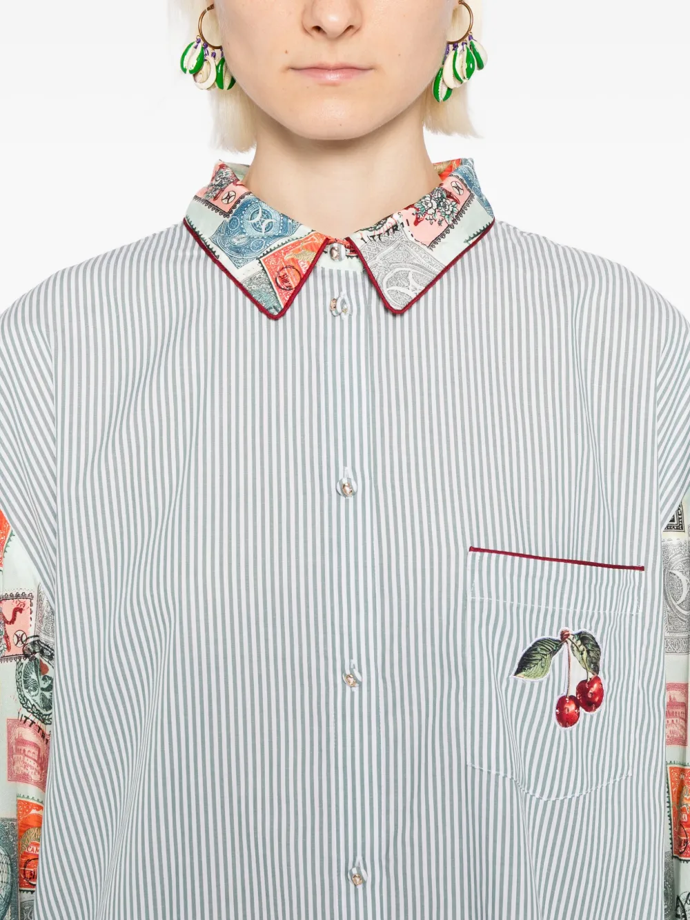 Camilla With Love From Türkiye blouse Groen