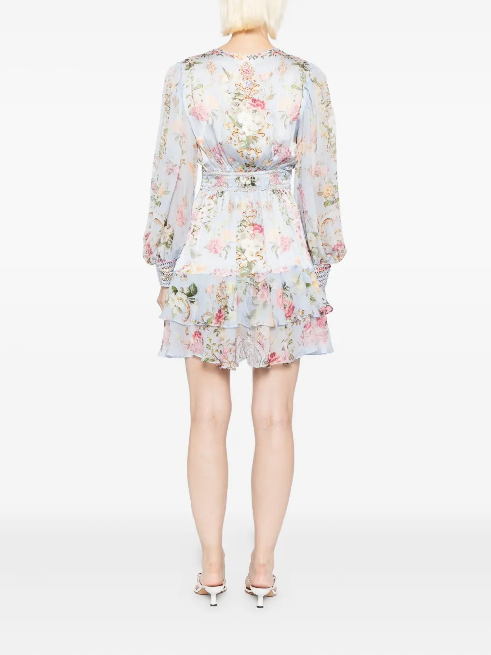 Camilla Tiled In Time mini-jurk Blauw