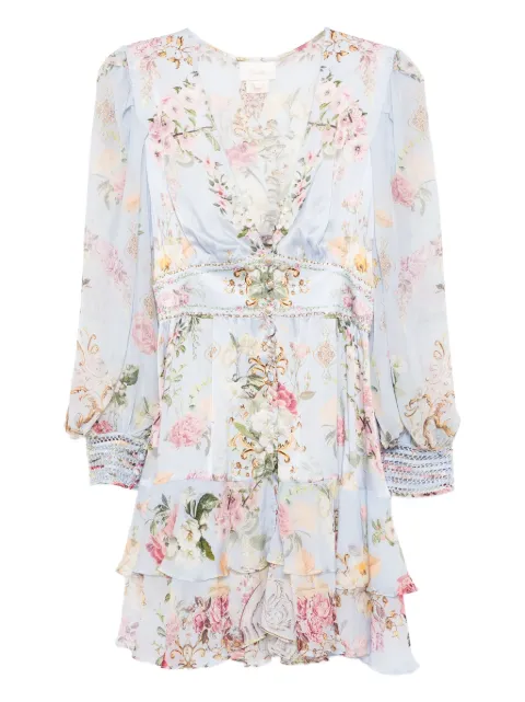 Camilla Tiled In Time mini dress