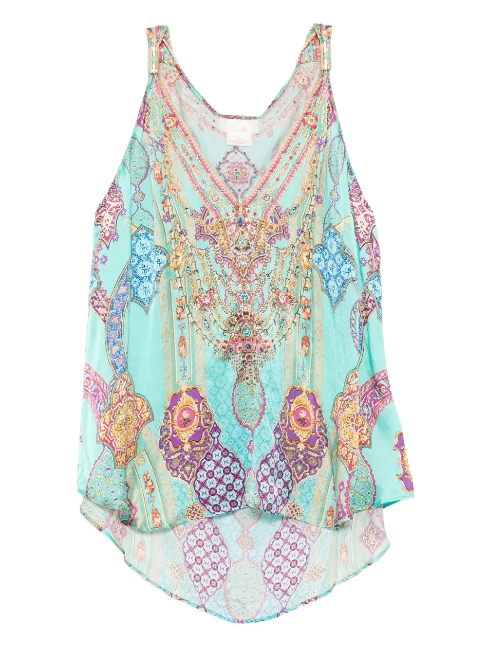 Camilla The Concubine’s Corridor vest | Green | Image 1