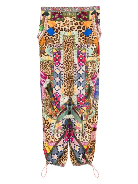 Camilla pantalones estilo paracaídas