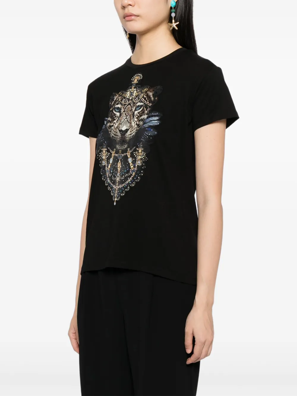 Camilla Song Of The Solstice T-shirt Zwart