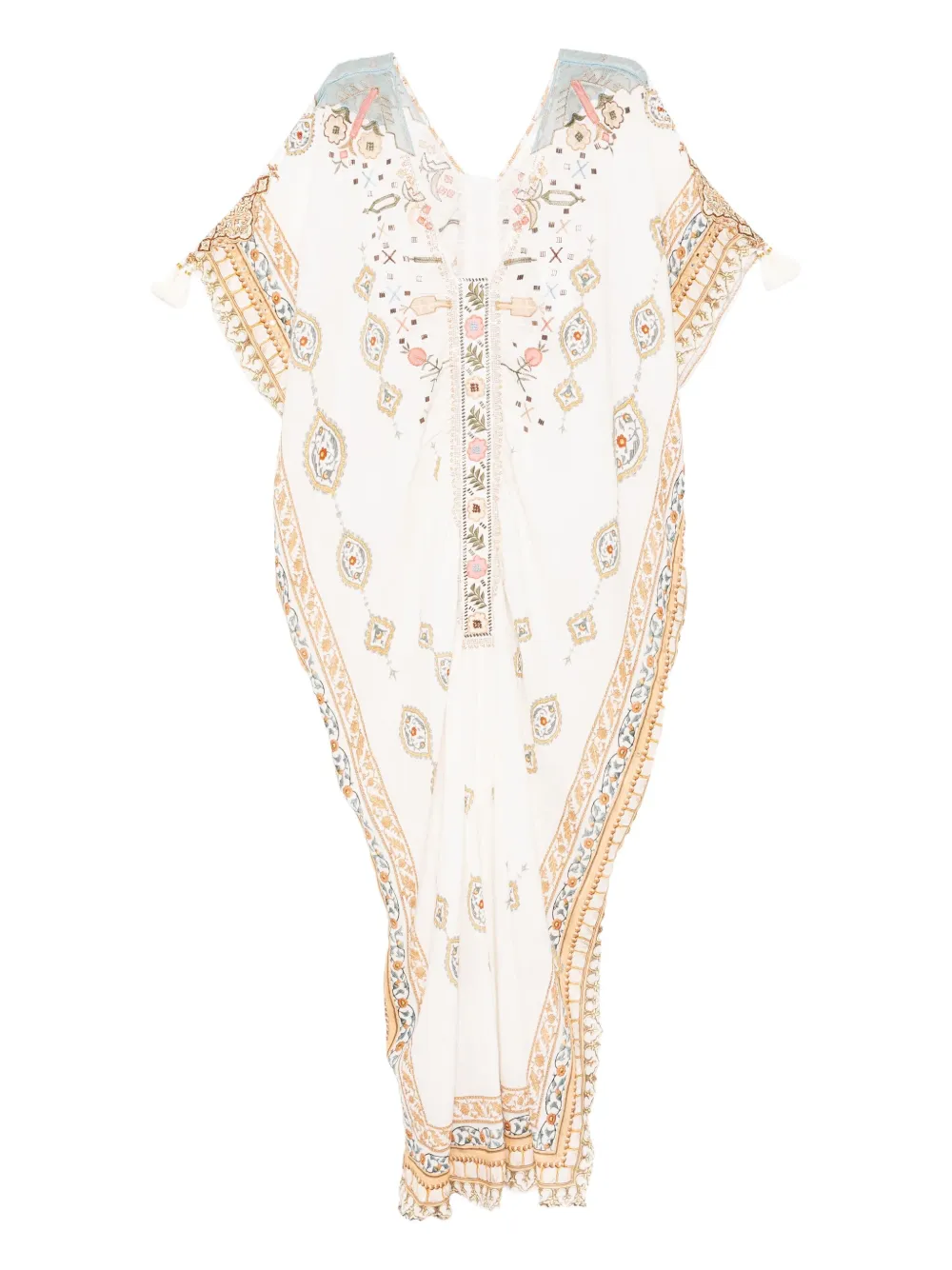 Camilla Ottoman Dynasty kaftan dress | Neutrals | Image 1