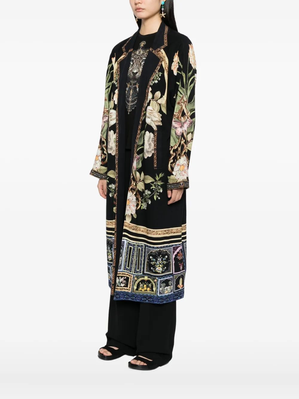 Camilla Ottoman Elegance jas - Zwart