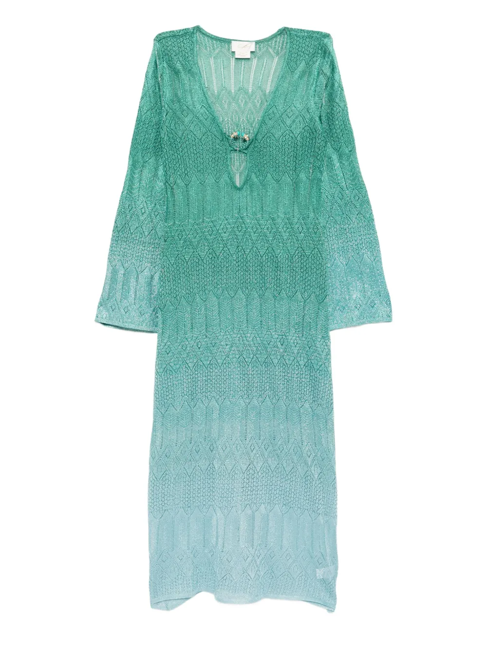 Camilla The Concubine's Corridor Strickkleid - Grün