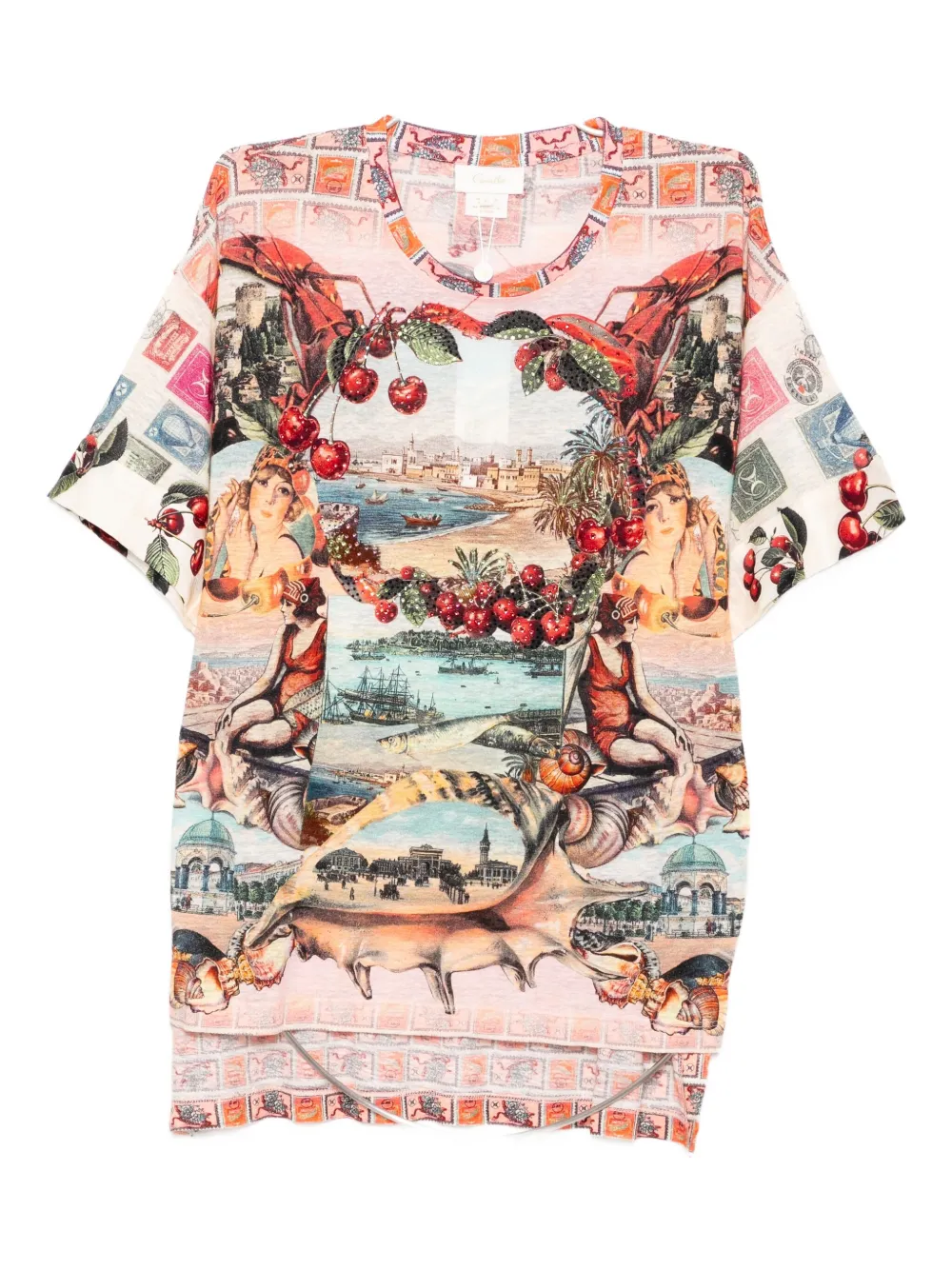 Camilla Notes From The Road T-shirt In Multi