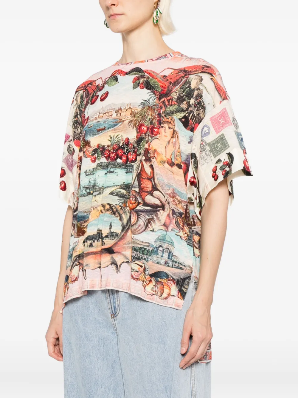 Camilla Notes From The Road T-shirt In Multi