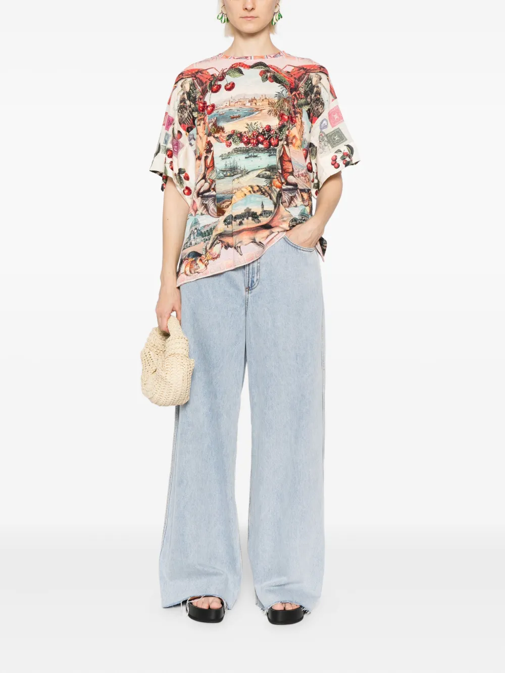 Camilla Notes From The Road T-shirt In Multi