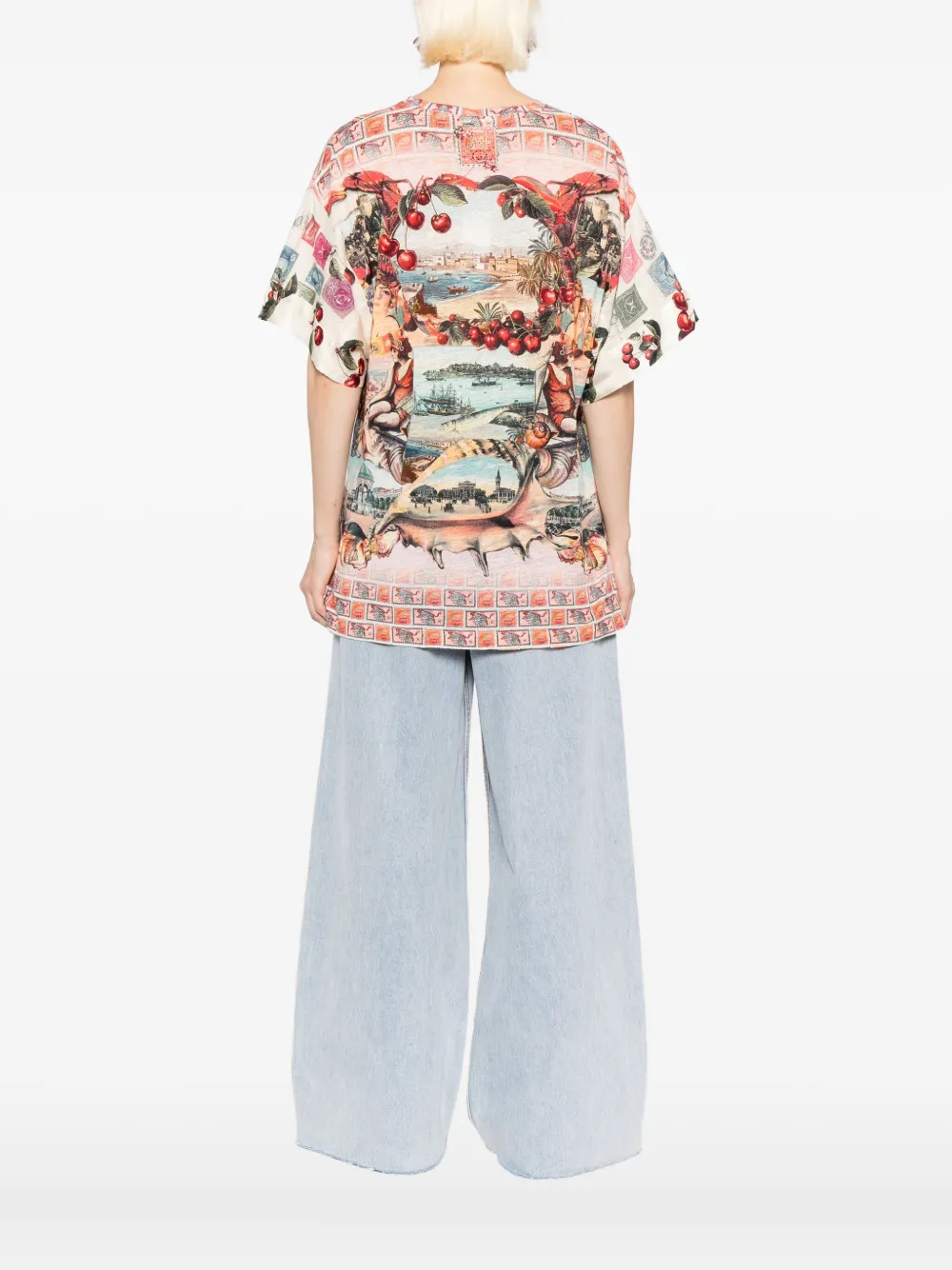 Camilla Notes From The Road T-shirt In Multi