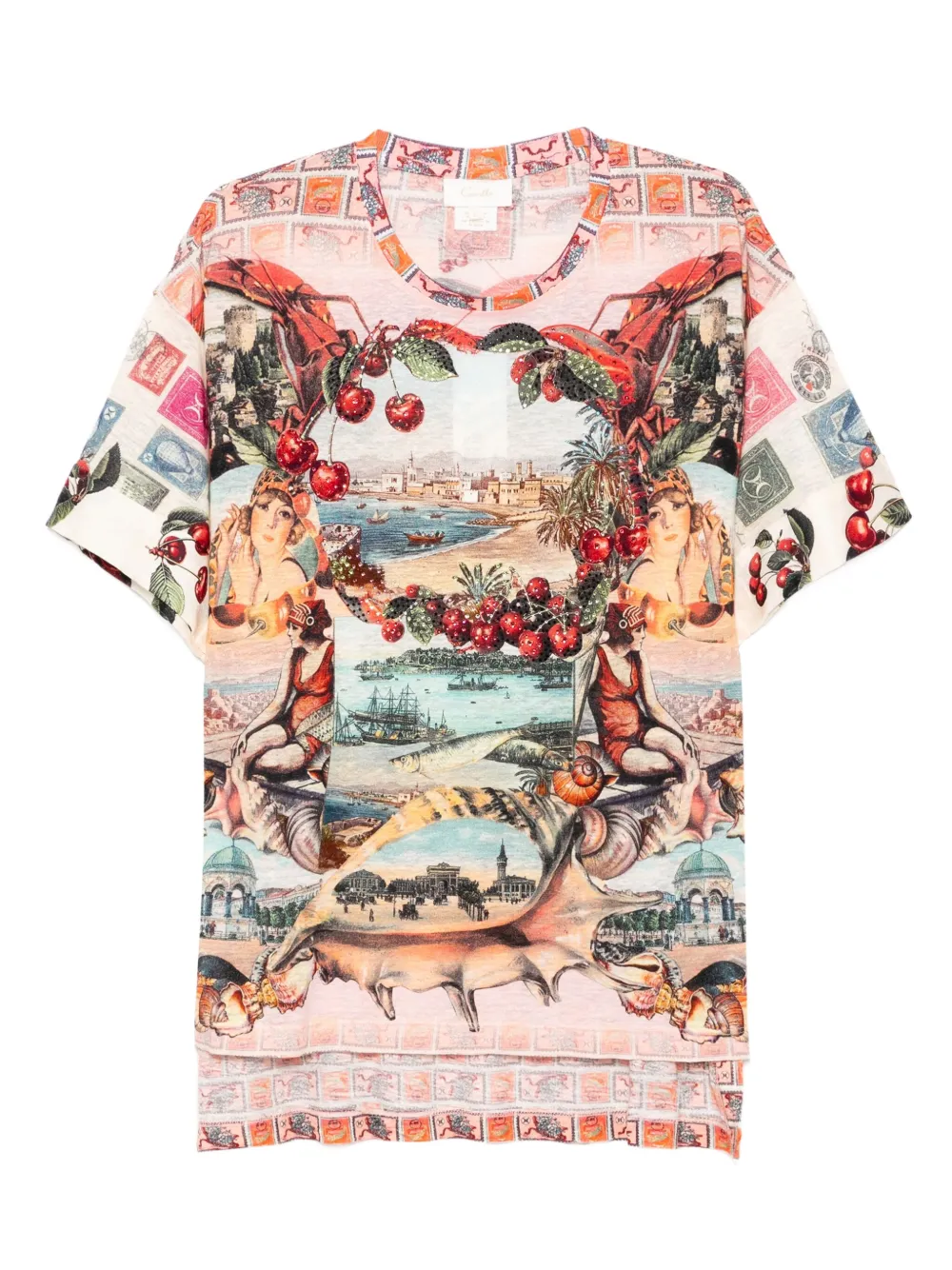 Camilla Notes From The Road T-shirt | Pink | Image 1