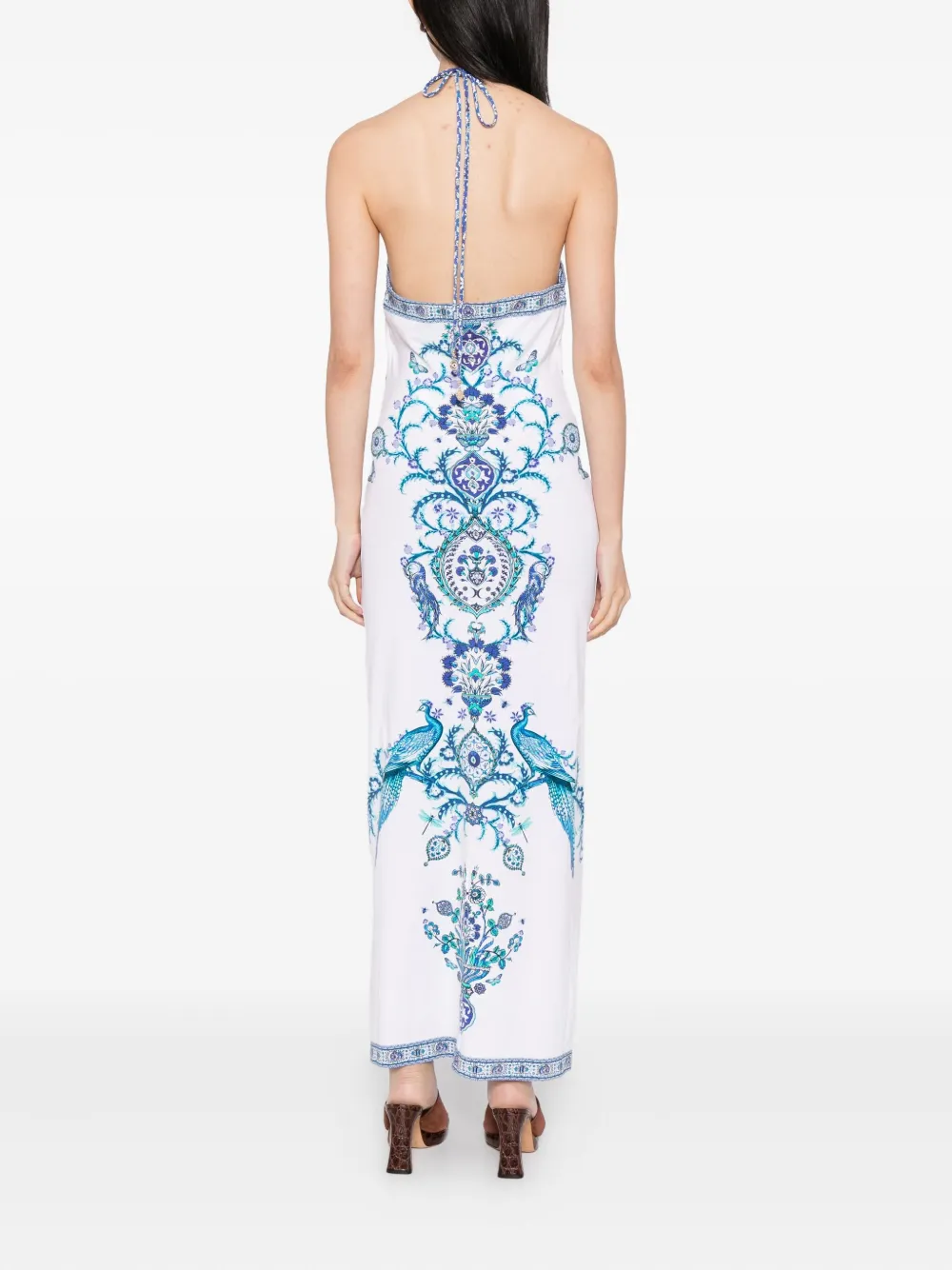 Camilla Isnik Lullaby halterjurk Wit