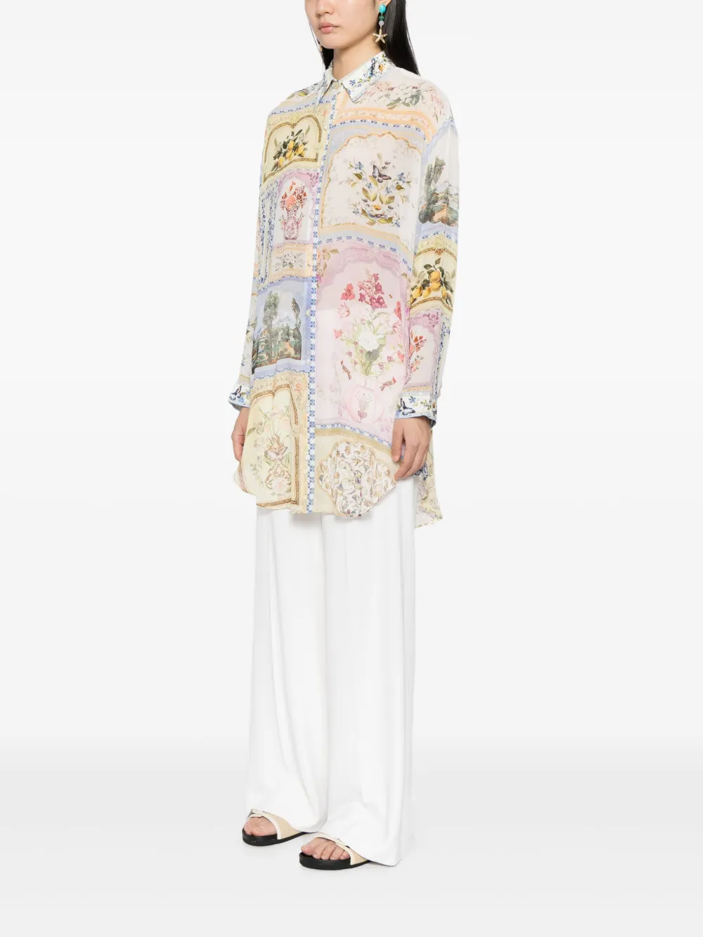  Camilla Botanical Ballads Shirt - Neutrals 