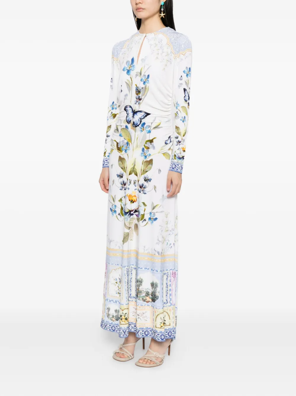 Camilla Botanical Ballads jurk Beige