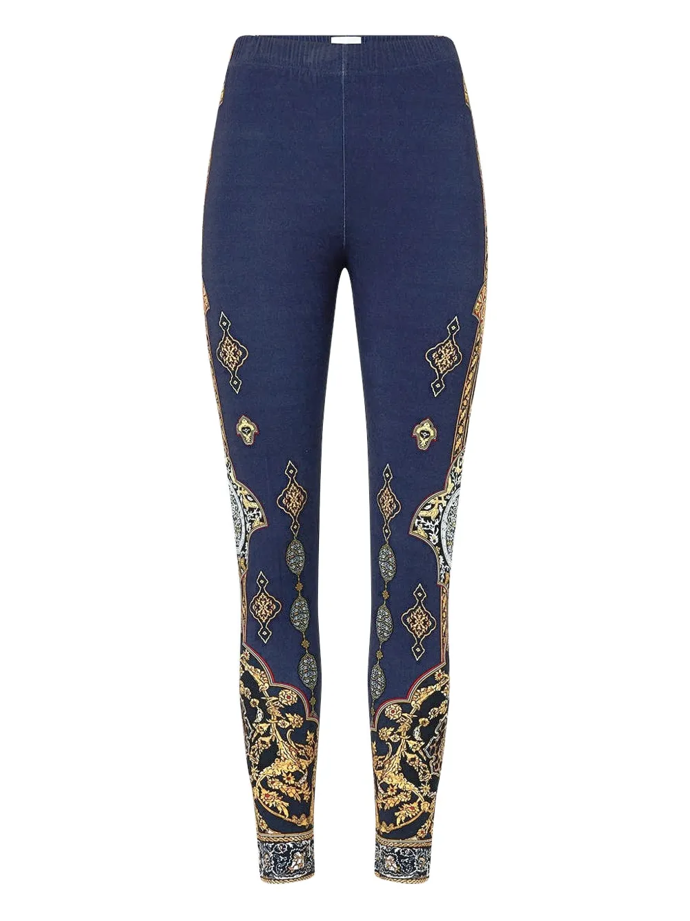 Camilla Imperial Gate-print leggings - Blu