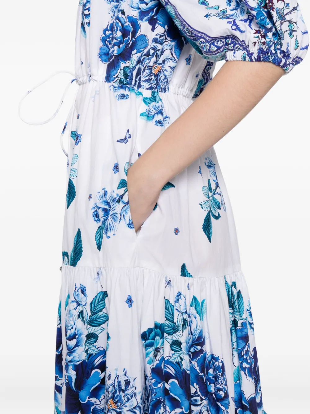 Camilla A Ceramic Garden jurk Wit