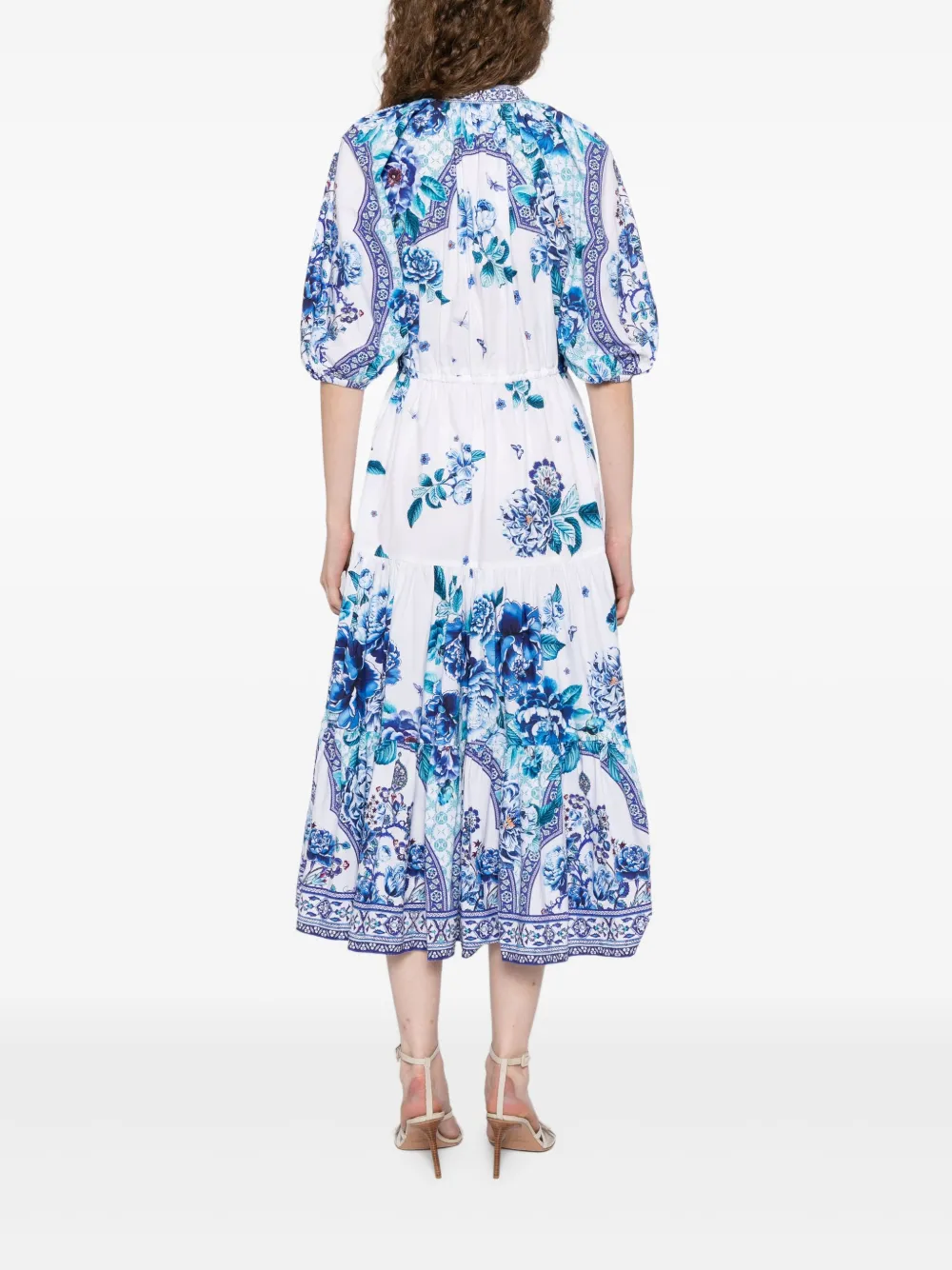 Camilla A Ceramic Garden jurk Wit