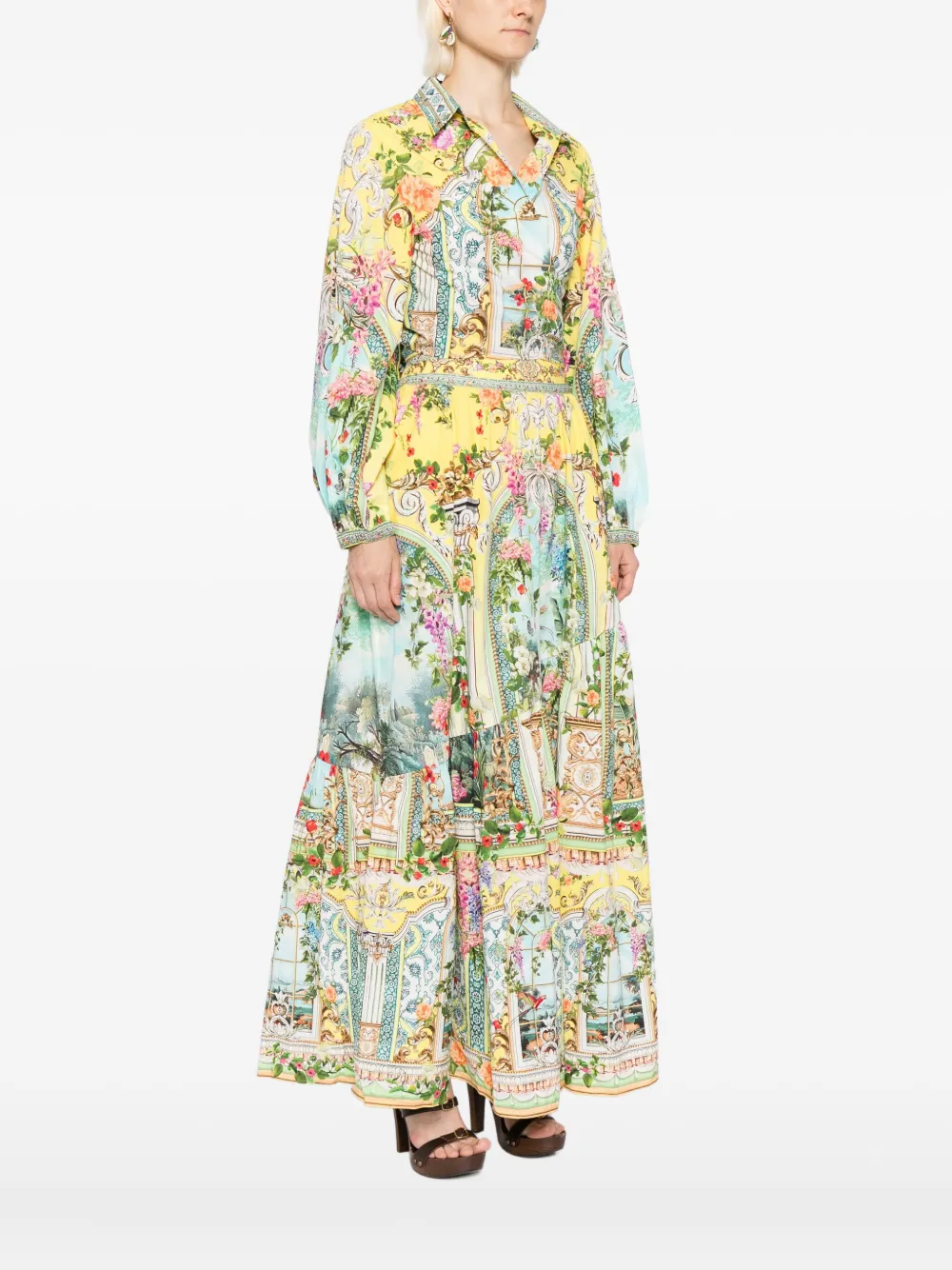 Camilla Tales Of Topkapi Palace Tied Shirt In Multi