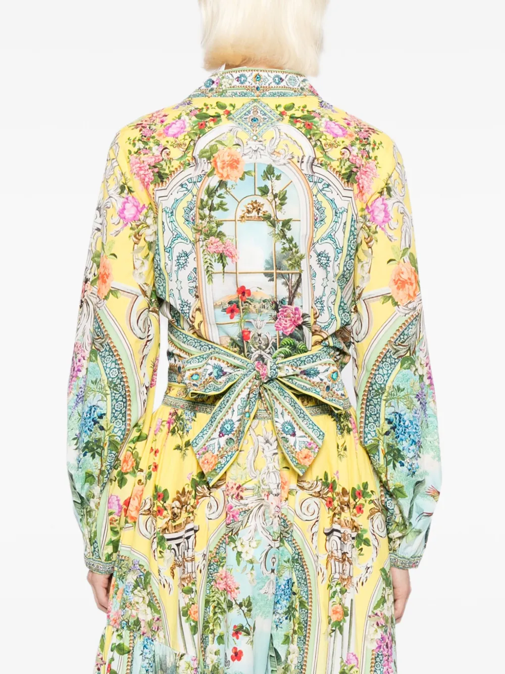 Camilla Tales Of Topkapi Palace gestrikte blouse Geel