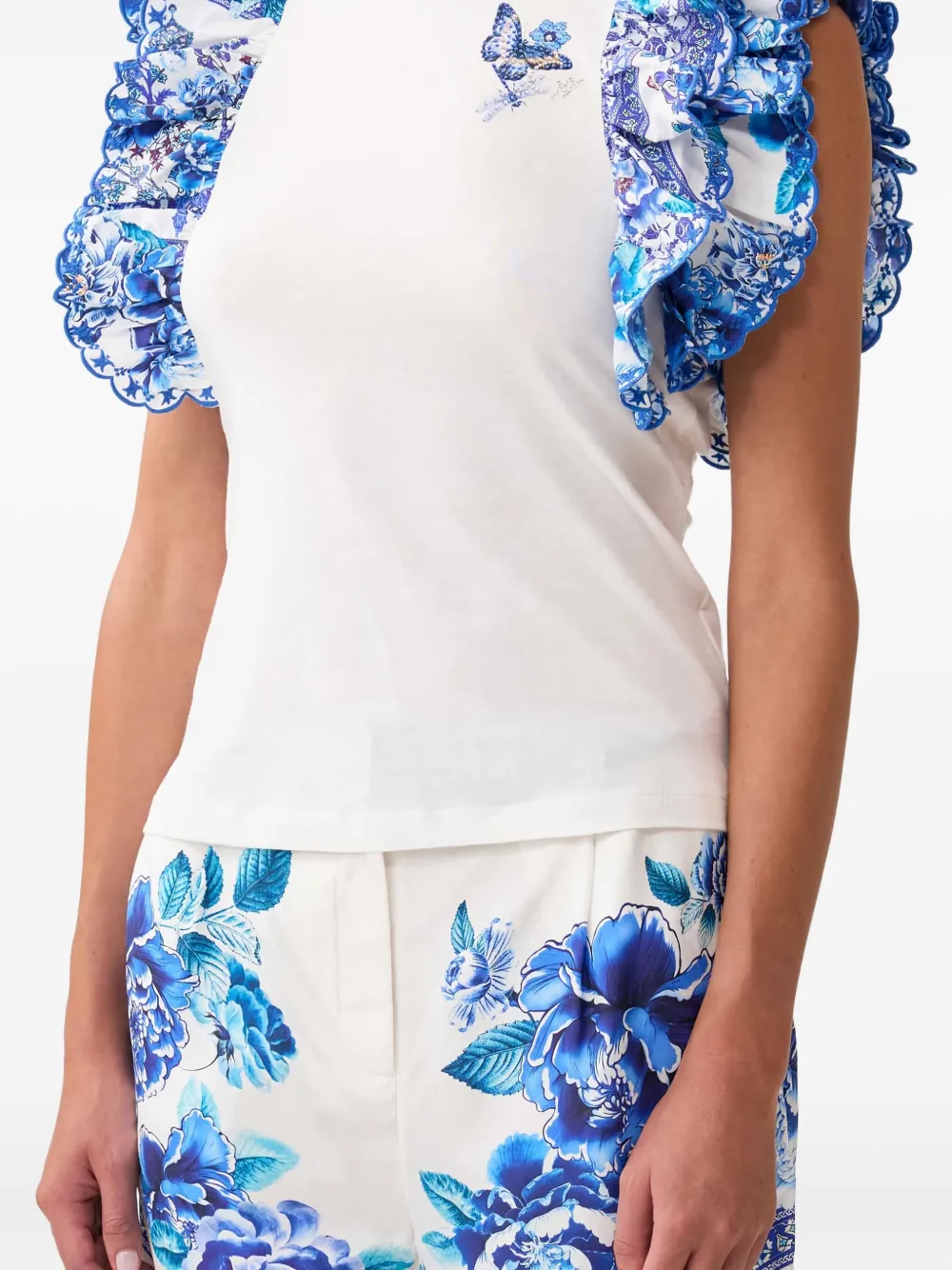 Camilla A Ceramic Garden top Wit