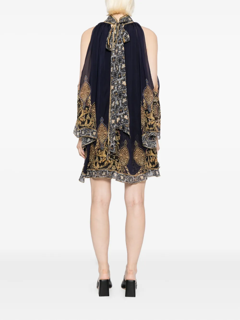 Camilla The Imperial Gate mini-jurk Blauw