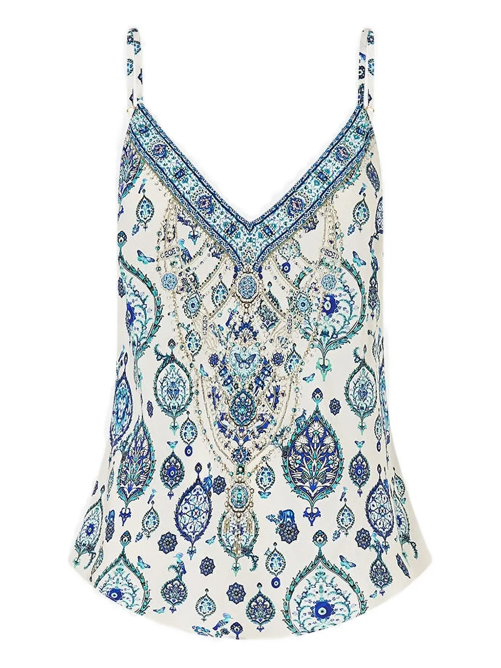 Camilla Isnik Lullaby v-neck top - Weiß