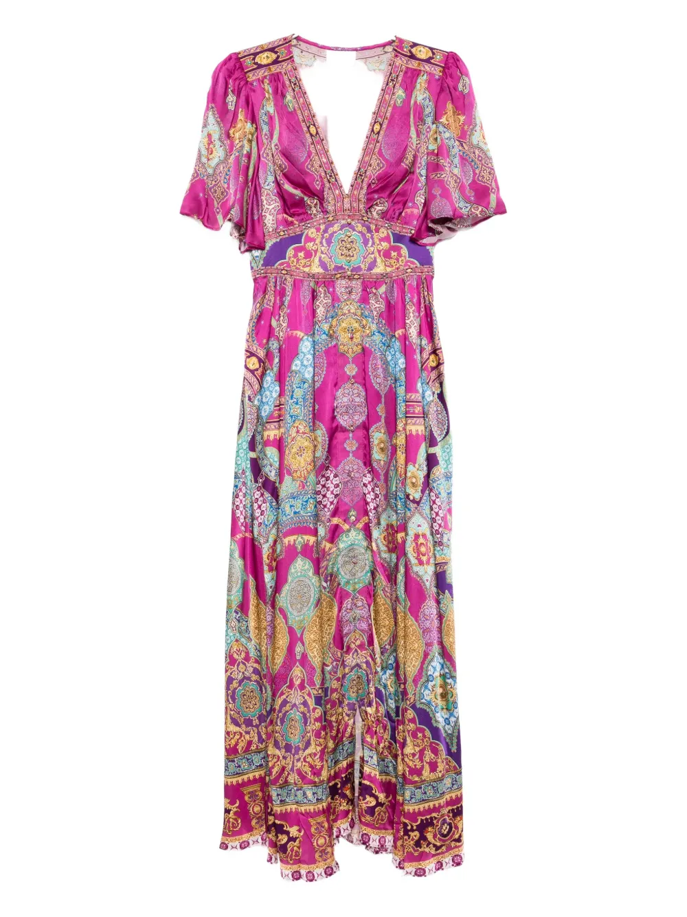 Camilla flutter-sleeves dress - Viola