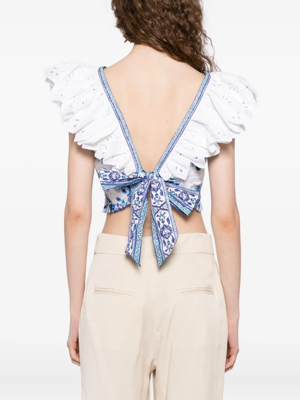 Camilla A Ceramic Garden top Wit