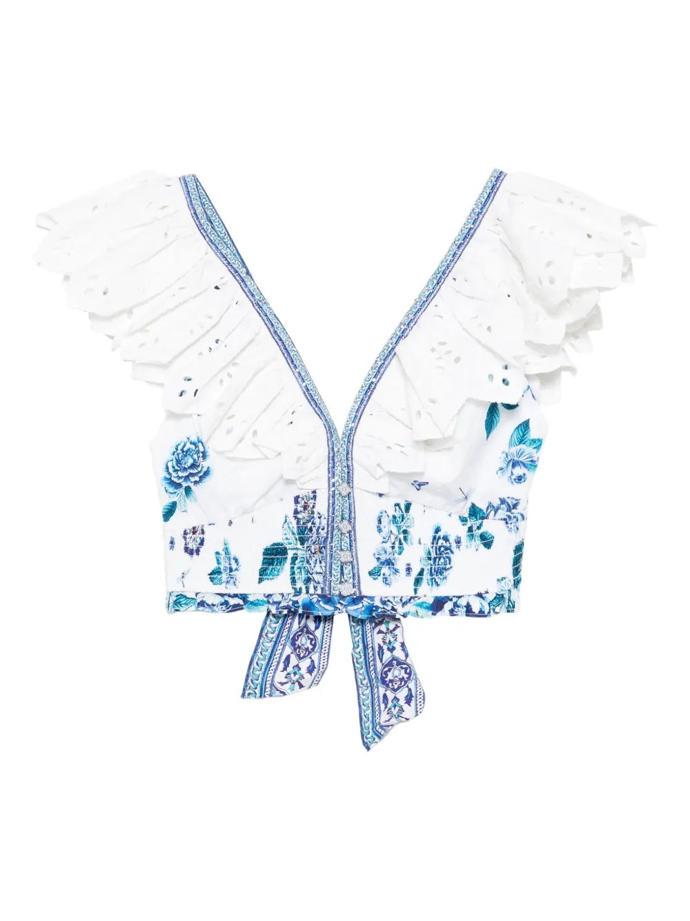 Camilla A Ceramic Garden top | White | Image 1