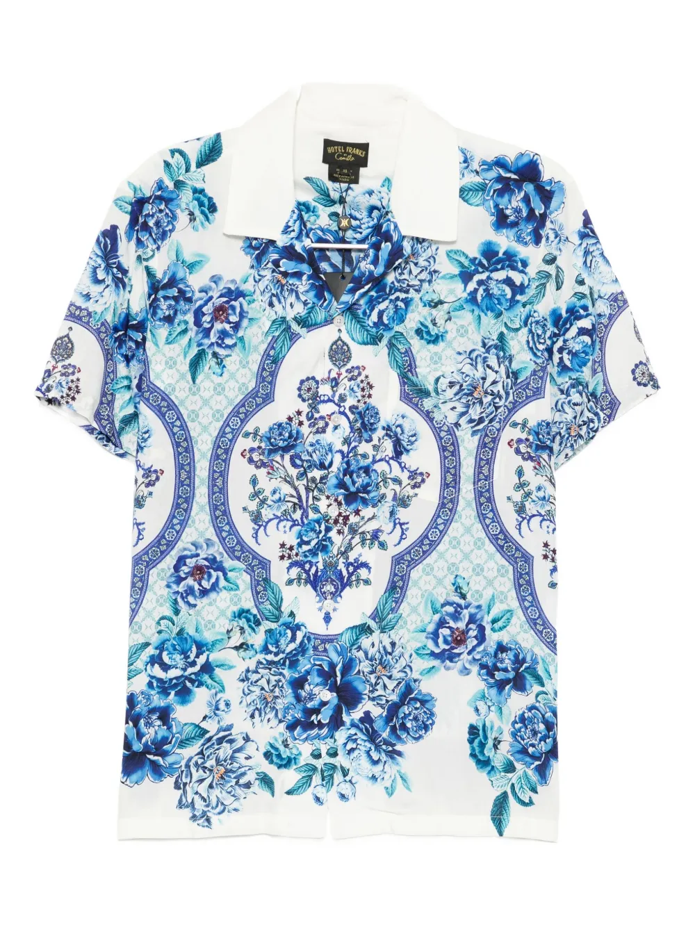 Camilla camisa con estampado gráfico | multicolor | Image 1