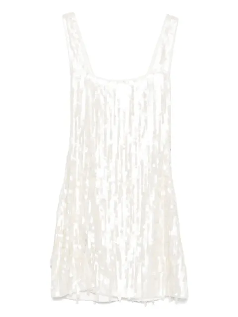 STAUD Le Sable sequin-embellished mini dress