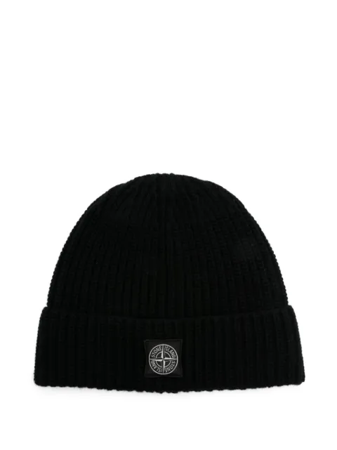 Stone Island gorro tejido de canalé