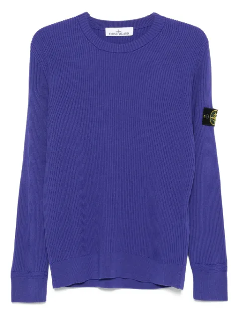 Stone Island ribbed crew-neck sweater 
