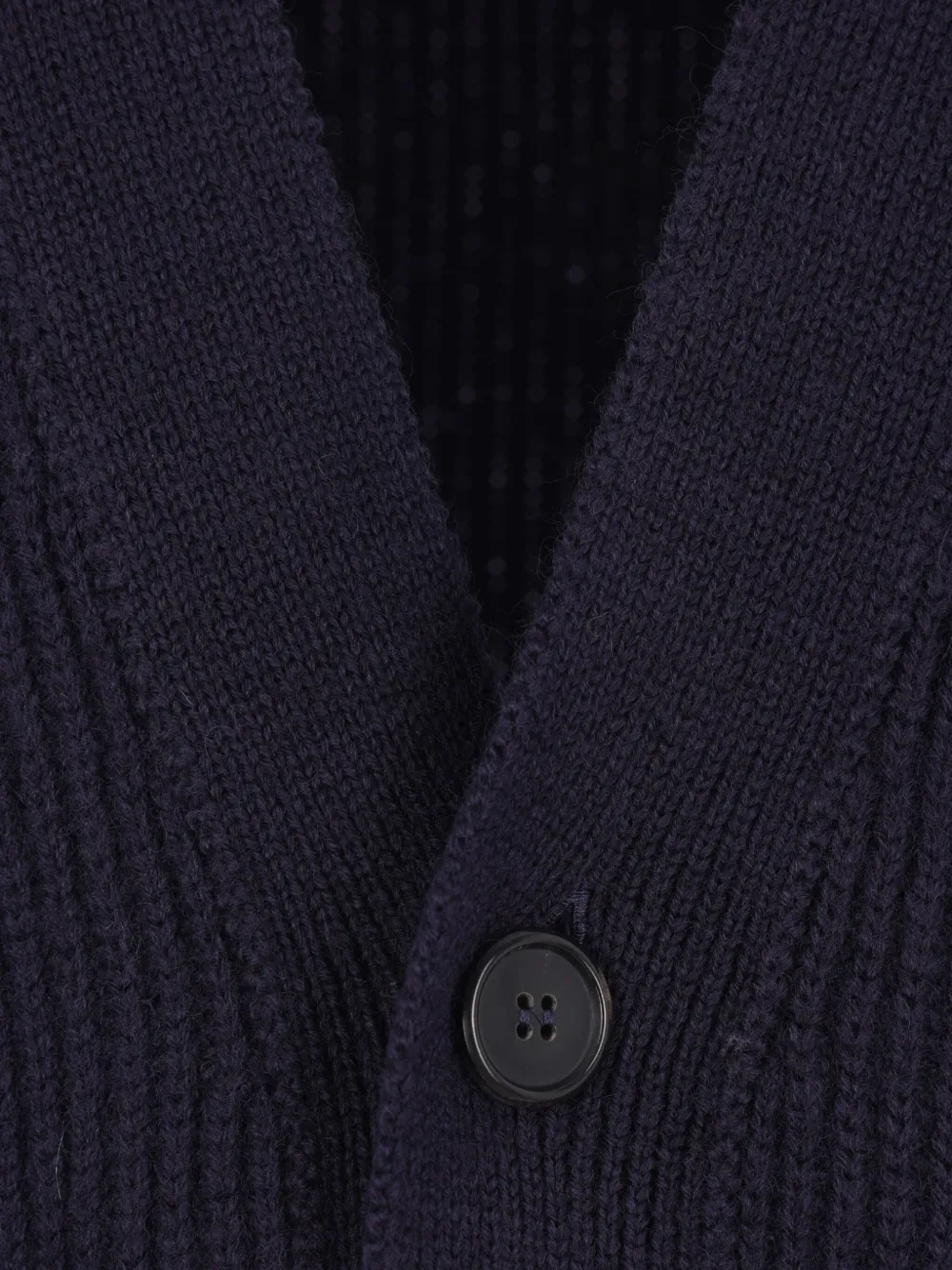 Hed Mayner Ribbed Wool Cardigan In Multi