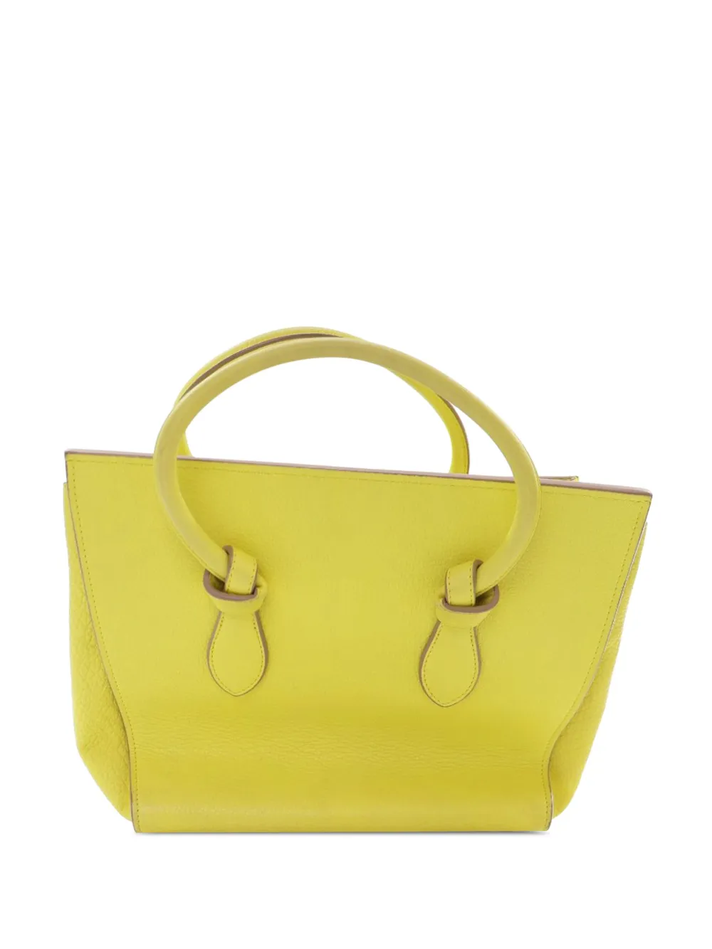 2012-2018 Mini Grained Calfskin Tie Knot tote bag