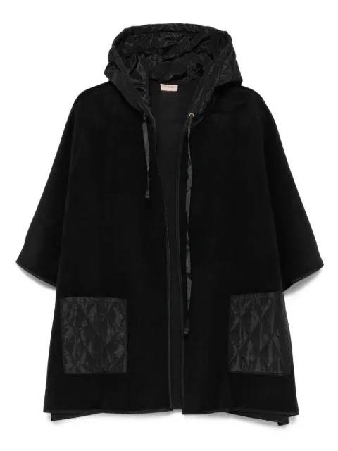 TWINSET quilted-pocket hooded jacket