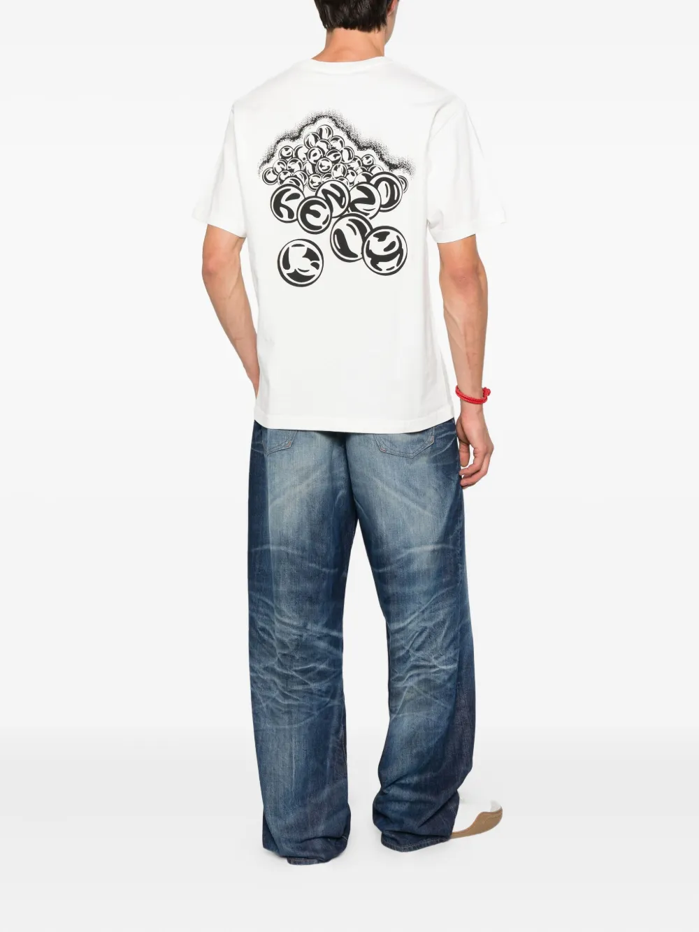 Kenzo logo-print T-shirt - Wit