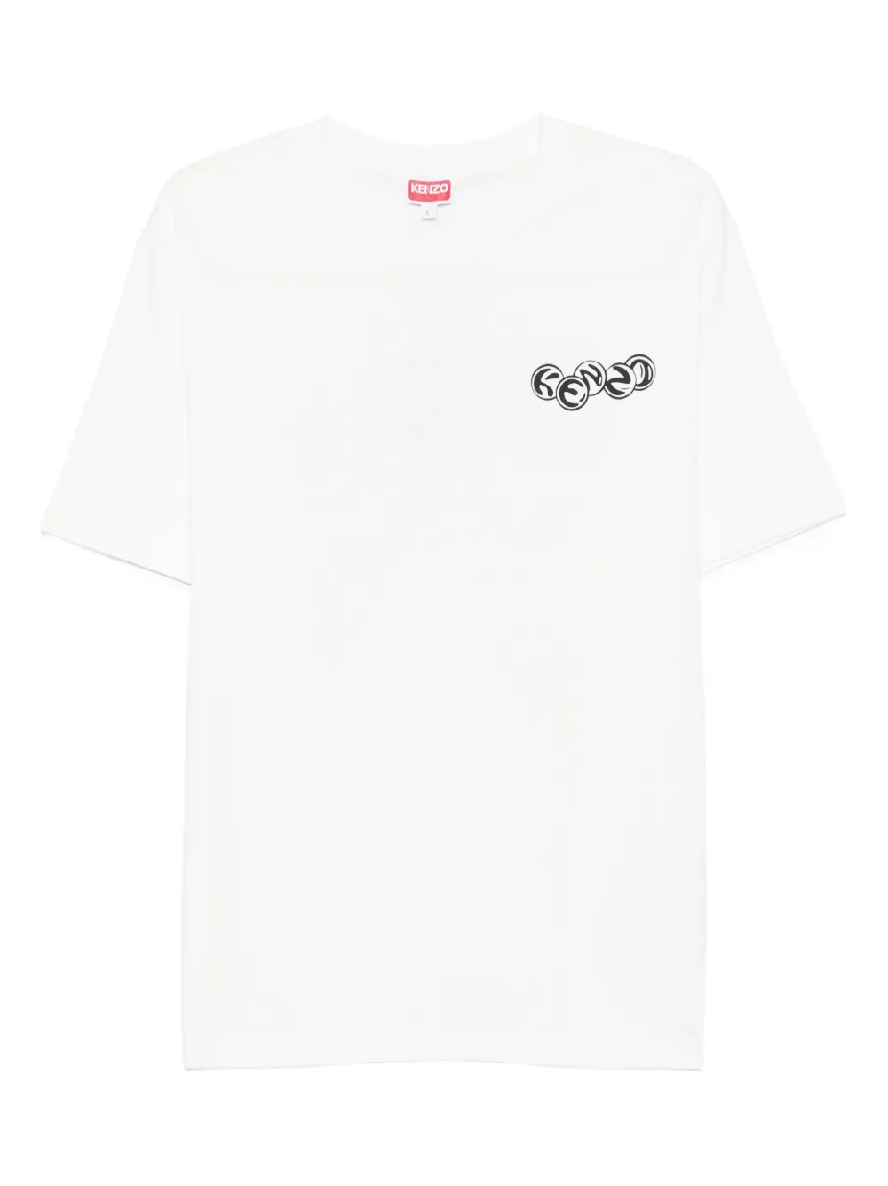 Kenzo T-shirt met logoprint Wit