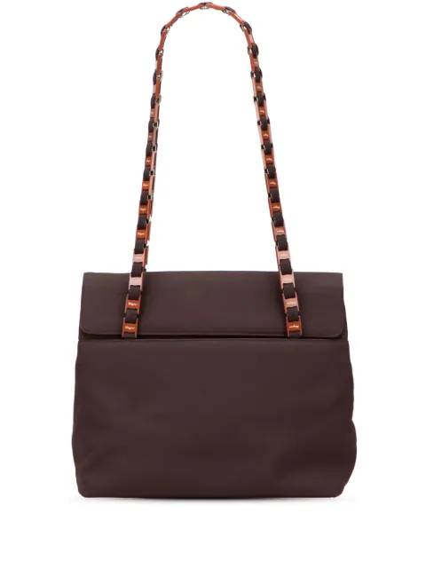 Ferragamo Pre-Owned 2010-2025 Nylon Grosgrain Vara Chain tote bag