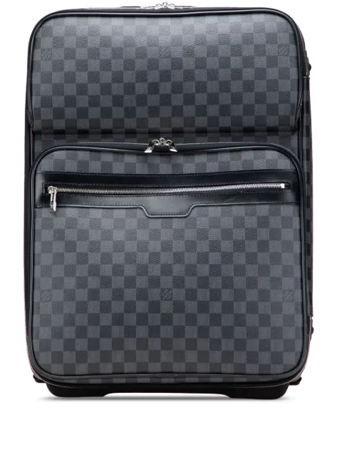 Louis Vuitton Pre-Owned 2010 Damier Graphite Pegase Business Luggage 55 travel bag