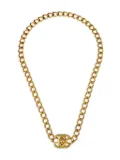 CHANEL Pre-Owned 1996 chain turnlock necklace - Gold
