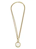 CHANEL Pre-Owned 1990-2000s Loupe chain necklace - Gold