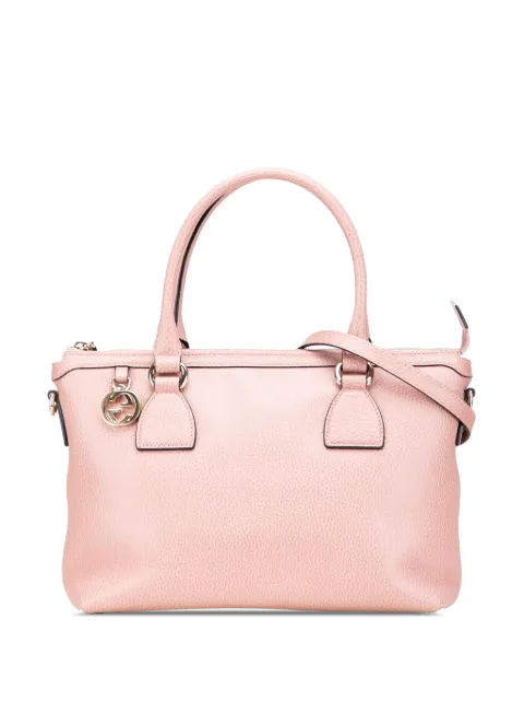 Gucci Pre-Owned 2000-2015 Dollar Calfskin GG Charm satchel
