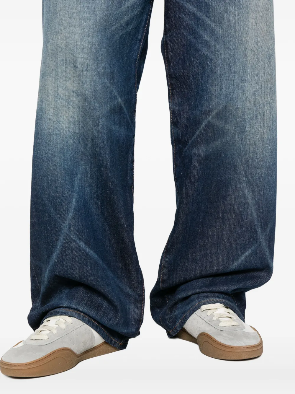 Kenzo faded-effect jeans Blauw