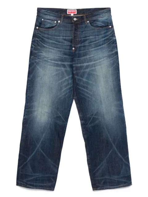 Kenzo faded-effect jeans