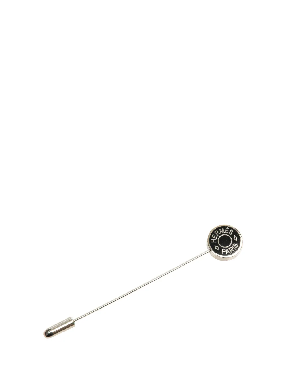 20th Century Palladium Plated Clou de Selle Stick Pin Brooch costume brooch