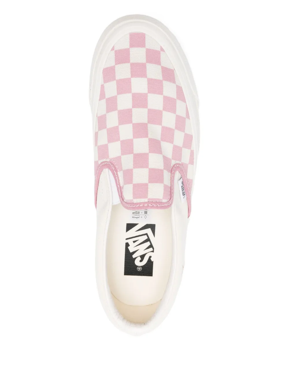 Vans Classic Slip-on checkerboard sneakers Pink