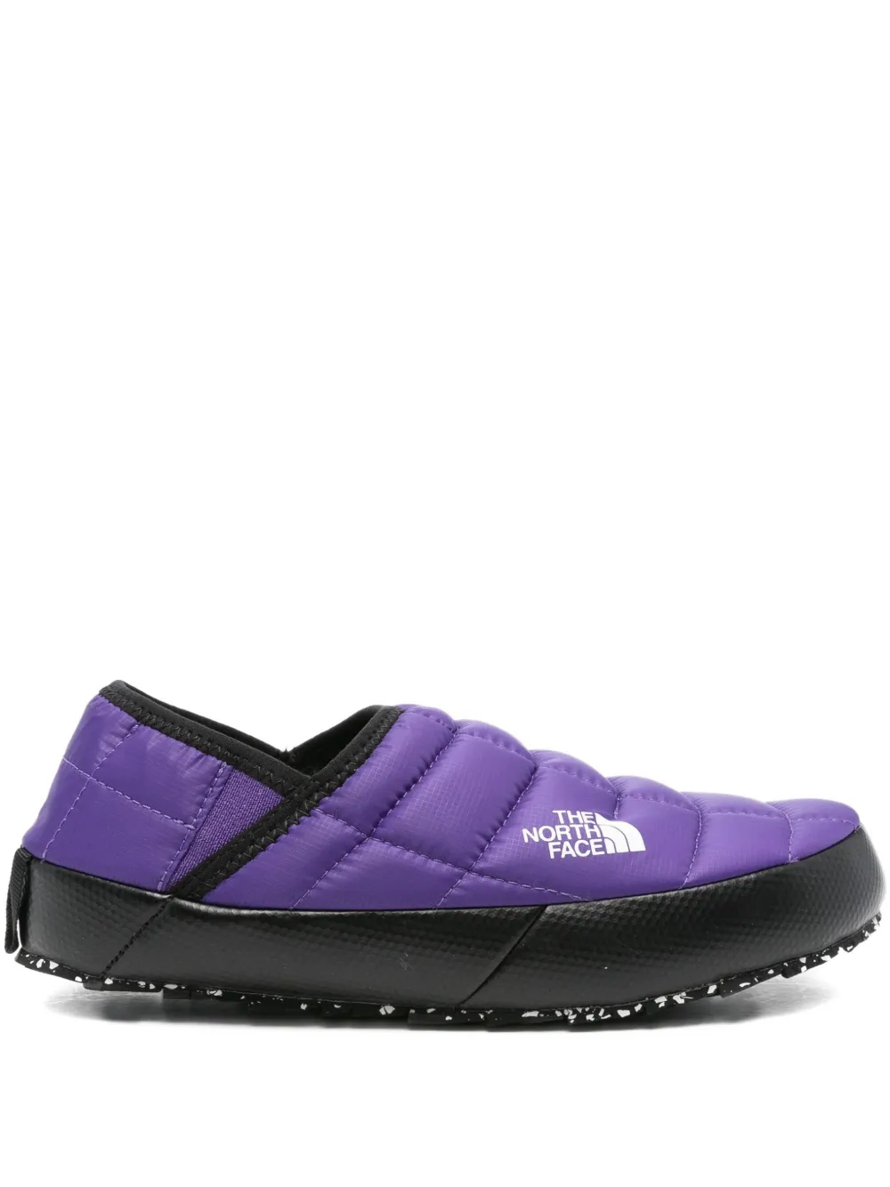 The North Face quilted slip-ons Purple