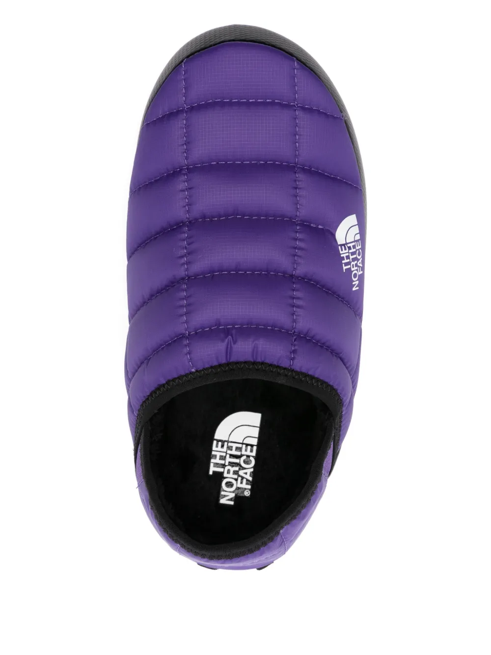 The North Face quilted slip-ons Purple