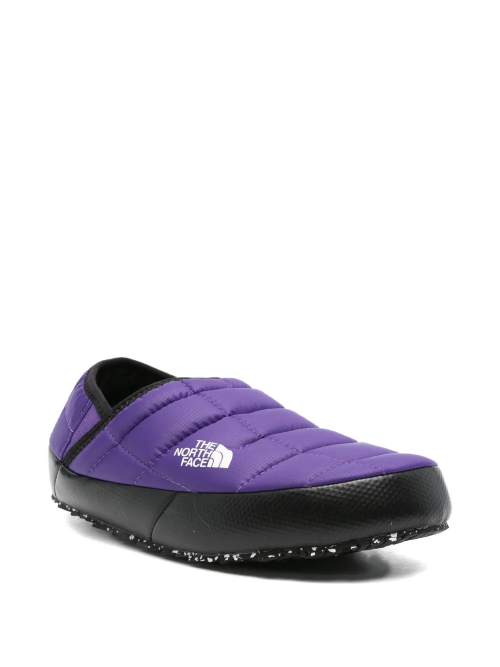 The North Face quilted slip-ons Purple