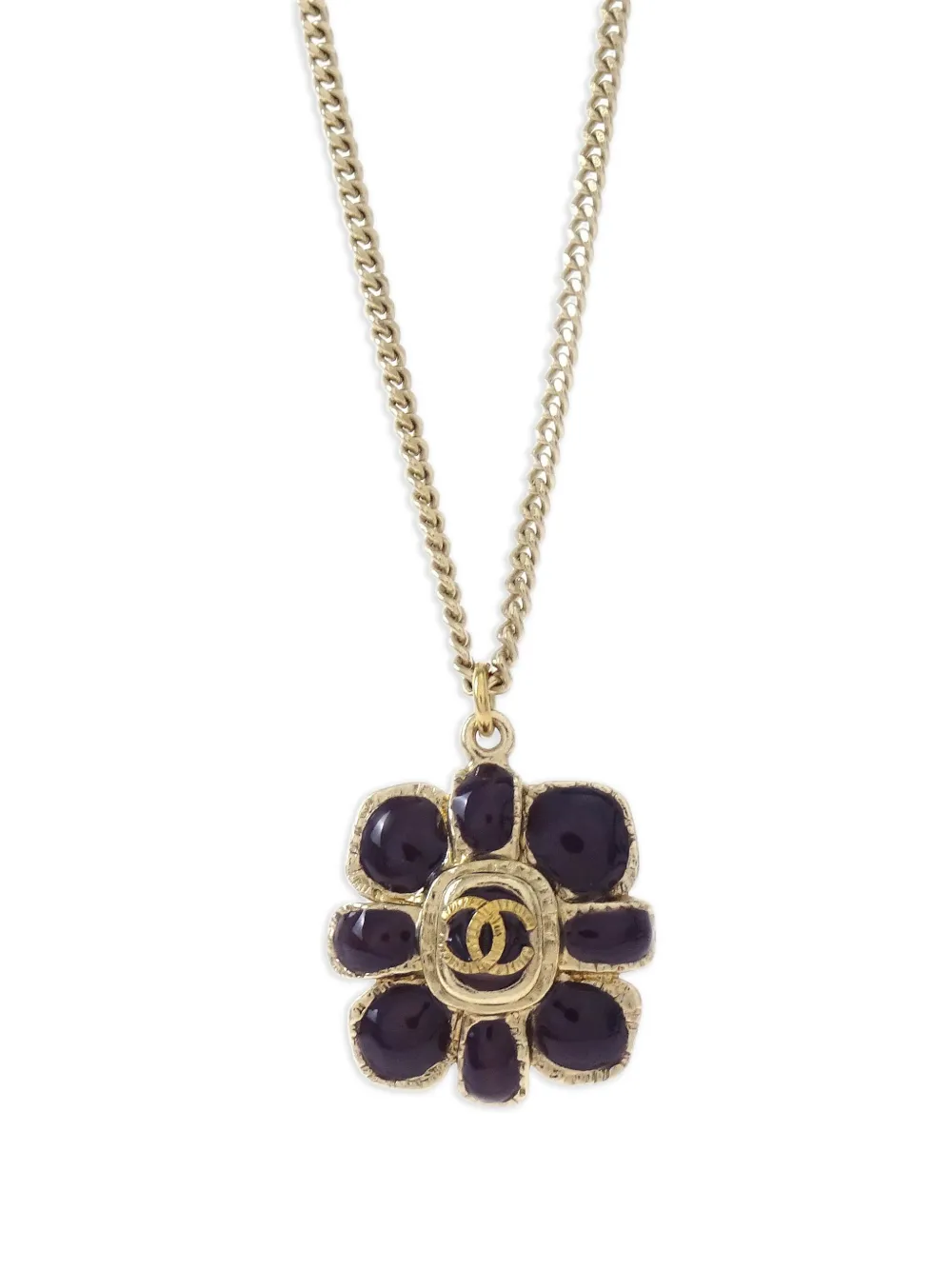 CHANEL Pre-Owned 2008 flower chain necklace | Image 2